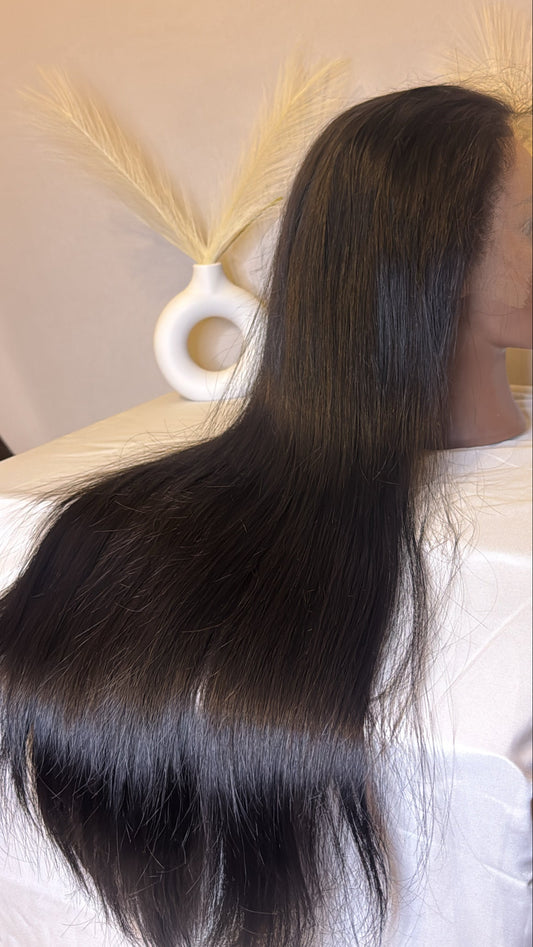 VIRGIN STRAIGHT LACE FRONTAL WIG 13X4, 13X6